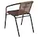 Alt View 17. Alamont Home - Lila Patio Chair (set of 2) - Medium Brown.