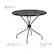 Alt View 12. Alamont Home - Oia Round Contemporary Patio Table - Black - Black.