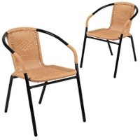 Alamont Home - Lila Patio Chair (set of 2) - Beige - Front_Zoom