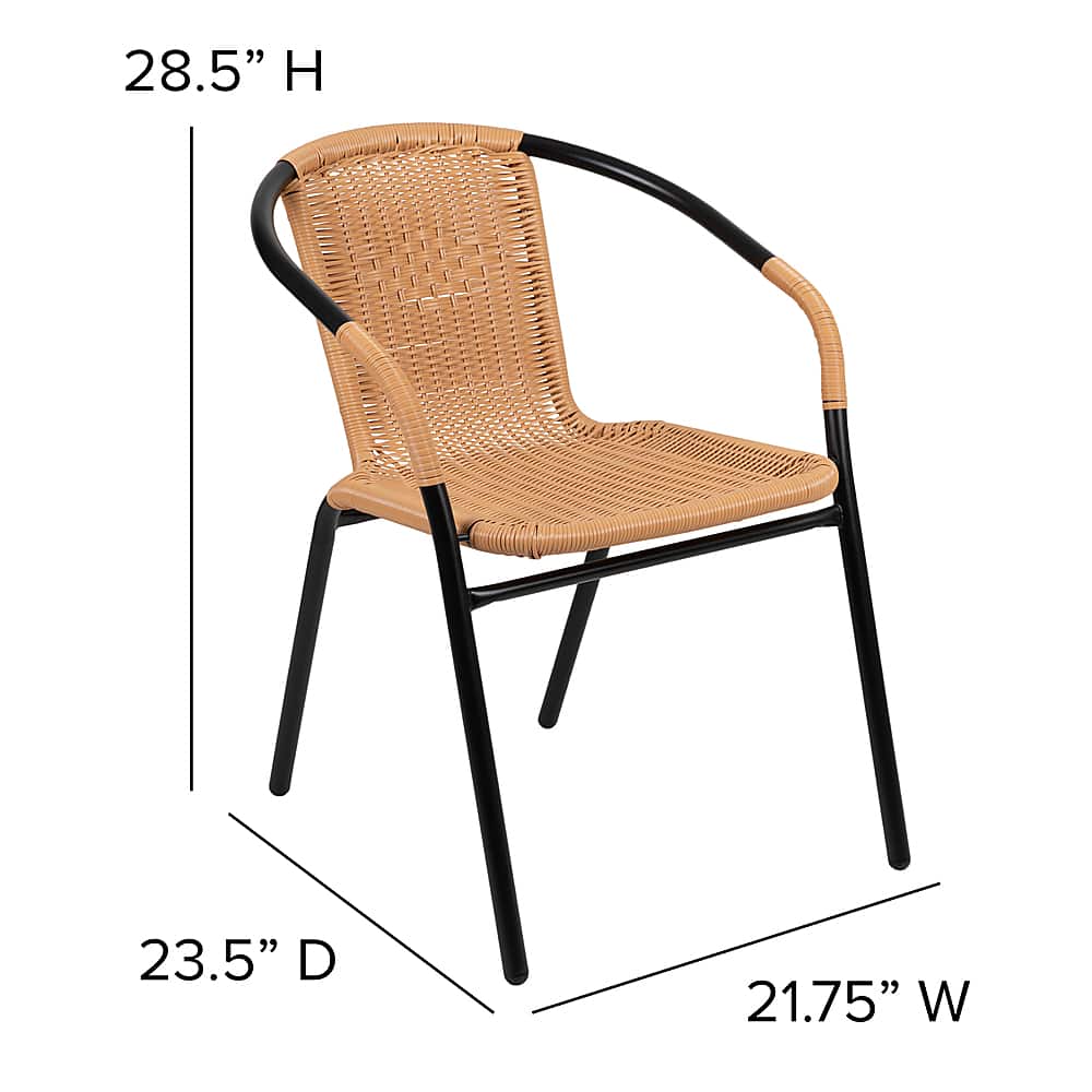 Alt View 14. Alamont Home - Lila Patio Chair (set of 2) - Beige.