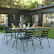 Alt View 11. Alamont Home - Lila Outdoor Rectangle Contemporary 5 Piece Patio Set - Black.