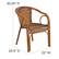 Alt View 13. Alamont Home - Lila Patio Chair - Brown.