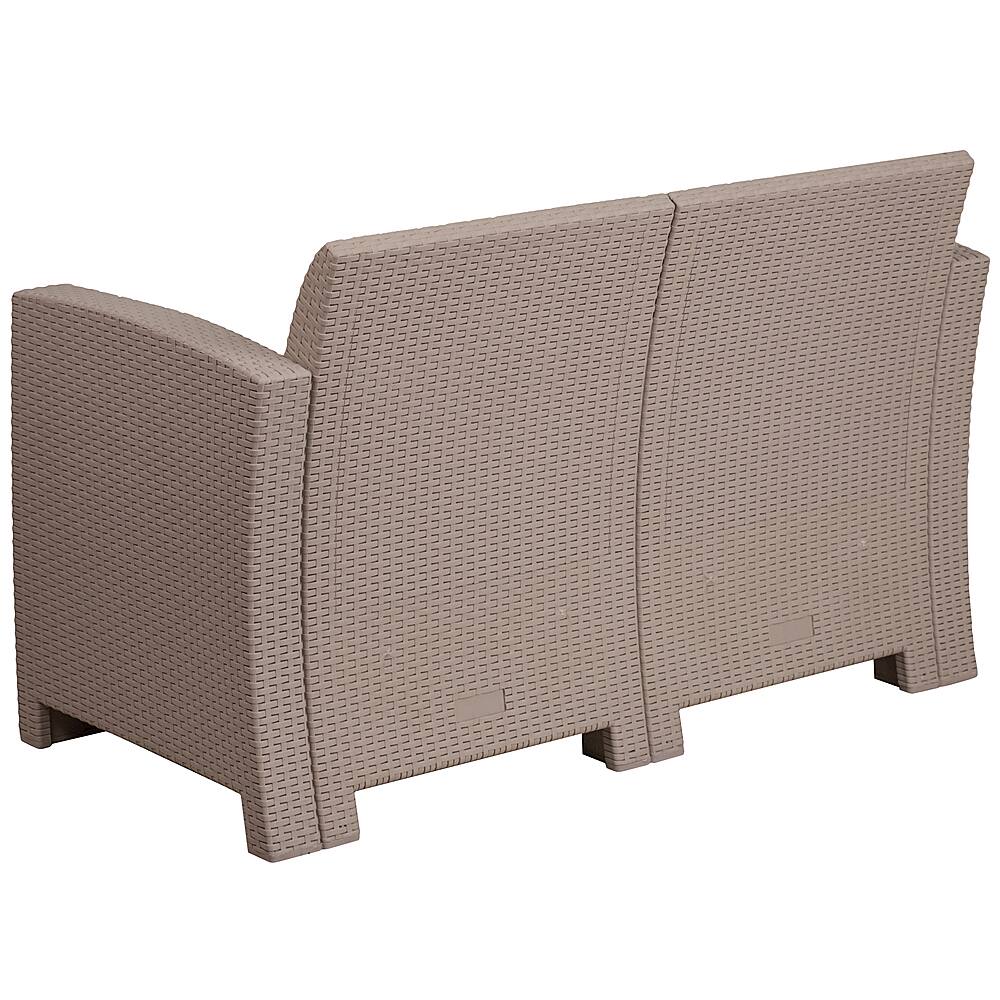 Alt View 13. Alamont Home - Seneca Patio Lounge Loveseat - Light Gray.