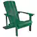 Front. Alamont Home - Charlestown Adirondack Chair - Green.