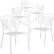 Front. Alamont Home - Oia Patio Chair (set of 5) - White.