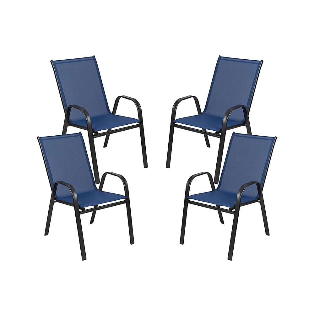 Alamont Home - Brazos Patio Chair (set of 4) - Navy - Front_Zoom