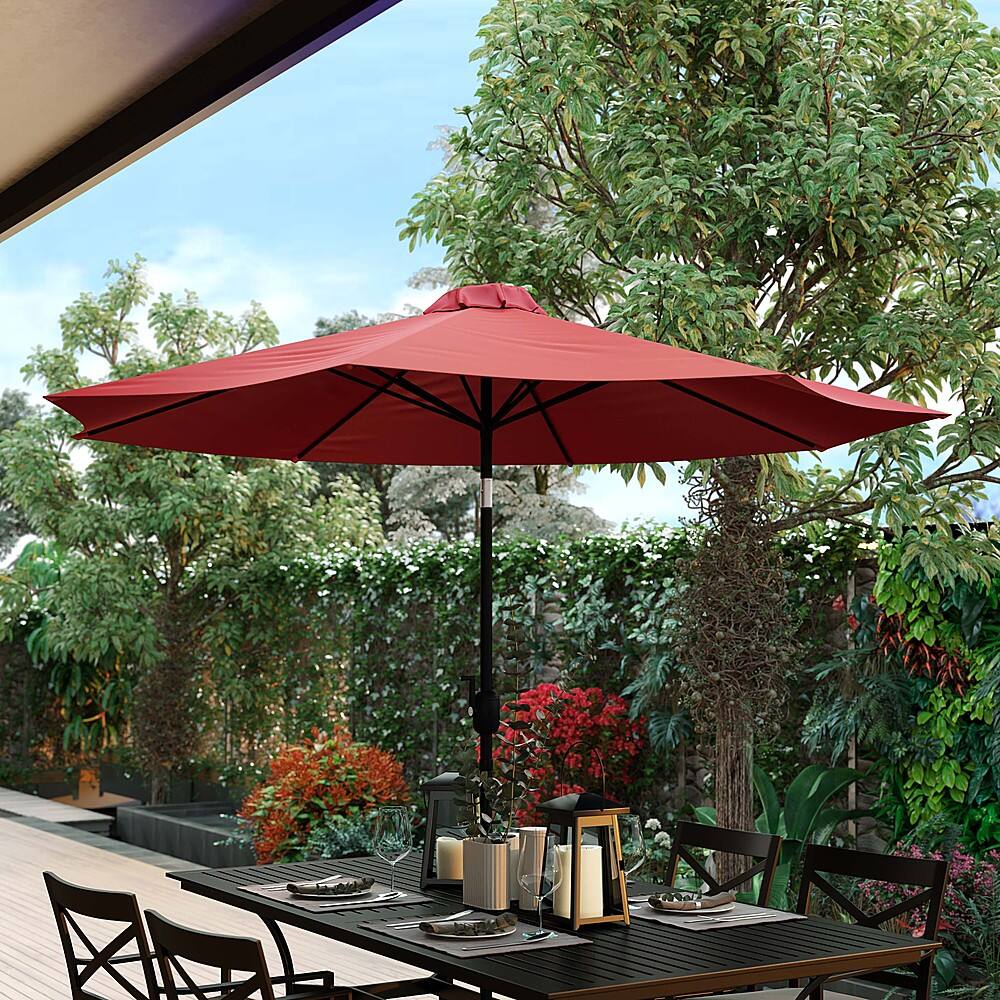 Alt View 11. Alamont Home - Kona Patio Umbrella - Red.