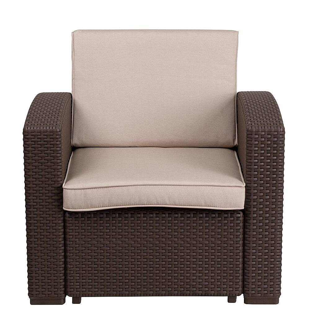 Alt View 11. Alamont Home - Seneca Patio Lounge Chair - Chocolate Brown.