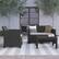 Alt View 13. Alamont Home - Seneca Outdoor Rectangle Contemporary Resin 4 Piece Patio Set - Dark Gray.