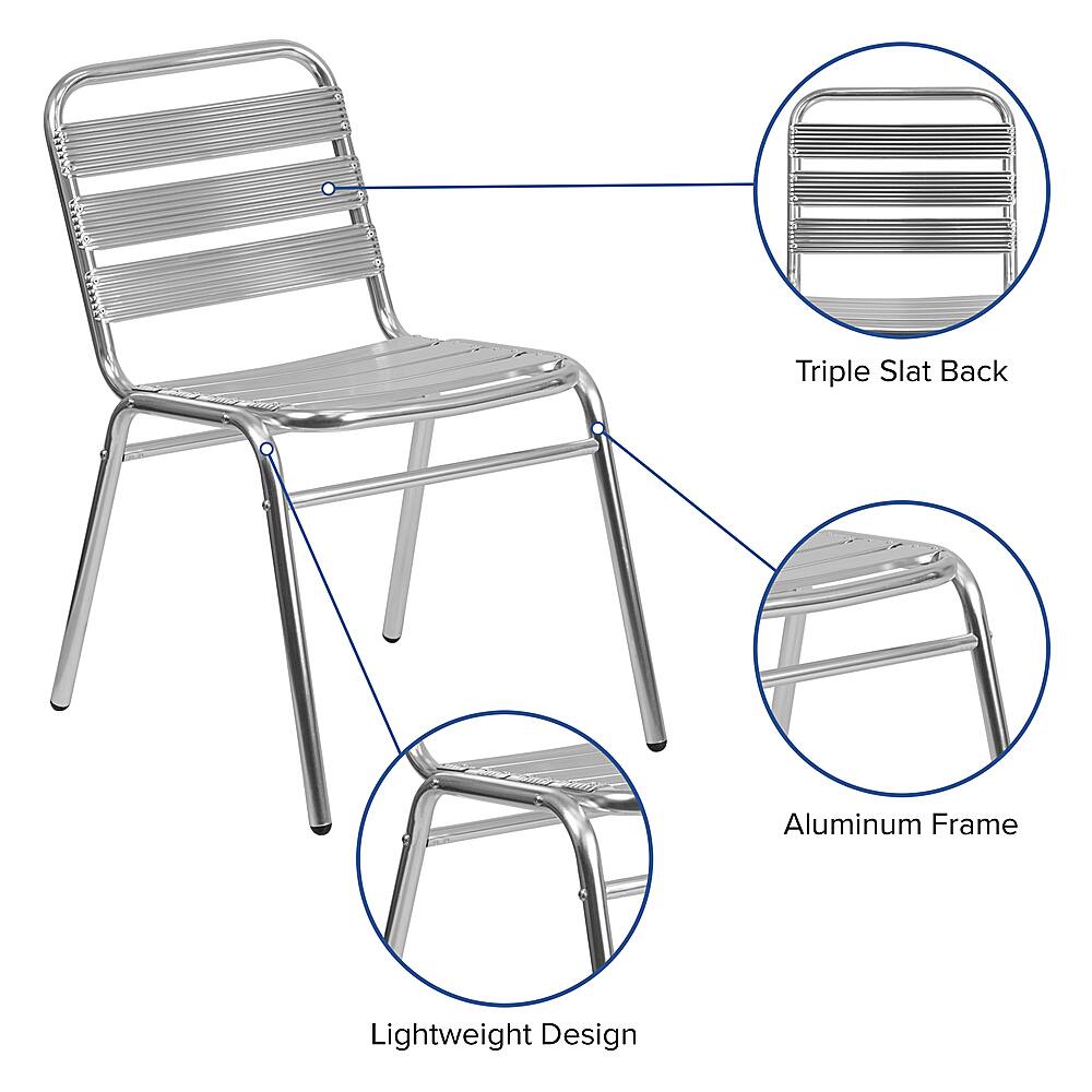 Alt View 18. Alamont Home - Lila Patio Chair (set of 4) - Aluminum.