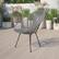 Alt View 12. Alamont Home - Valencia Oval Comfort Take Ten Contemporary Bungee Bungee Chair - Grey.