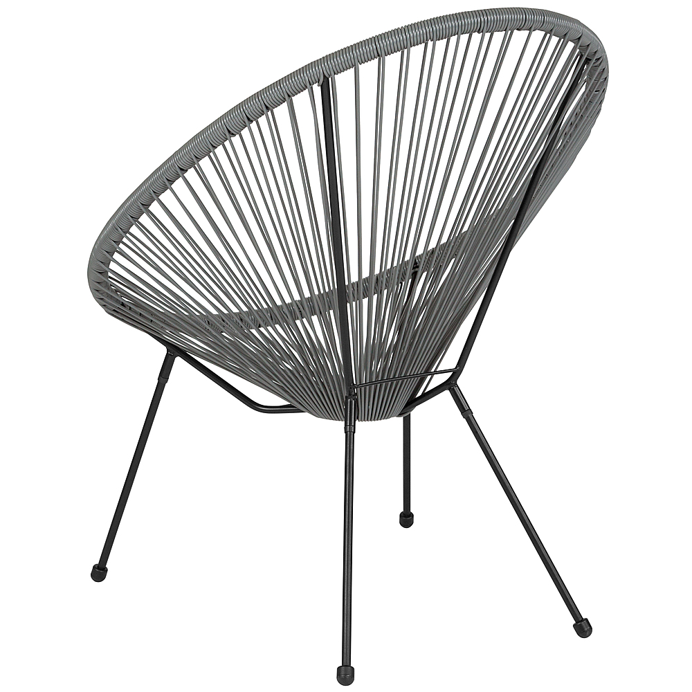 Flash Furniture Valencia Oval Comfort Take Ten Contemporary Bungee Bungee  Chair Grey TLH-094-GREY-GG - Best Buy