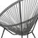 Alt View 17. Alamont Home - Valencia Oval Comfort Take Ten Contemporary Bungee Bungee Chair - Grey.