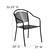 Alt View 13. Alamont Home - Oia Patio Chair - Black.