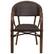 Alt View 11. Alamont Home - Lila Patio Chair (set of 3) - Bark Brown Rattan/Red Bamboo-Aluminum Frame.