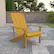 Alt View 12. Alamont Home - Charlestown Adirondack Chair - Yellow.