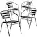 Front. Alamont Home - Lila Patio Chair (set of 4) - Black.