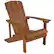 Front. Alamont Home - Charlestown Adirondack Chair - Teak.