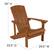 Alt View 13. Alamont Home - Charlestown Adirondack Chair - Teak.