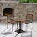 Alt View 14. Alamont Home - Lark Outdoor Square Modern Metal 3 Piece Patio Set - Teak.