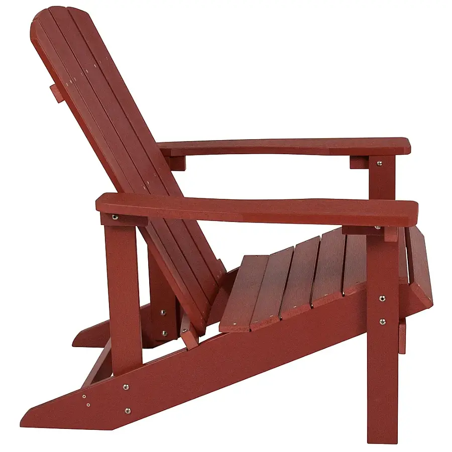 Alt View 16. Alamont Home - Charlestown Adirondack Chair - Red.