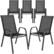 Front. Alamont Home - Brazos Patio Chair (set of 5) - Black.