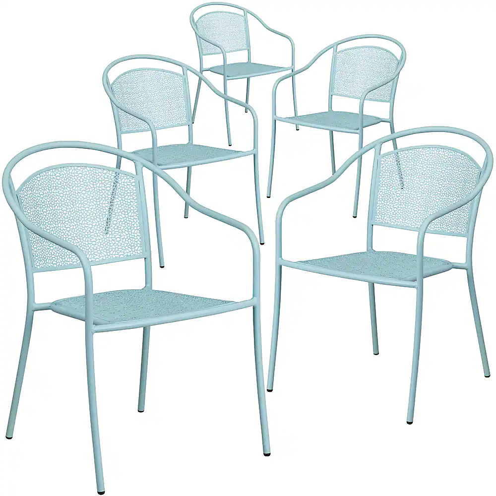 Alamont Home - Oia Patio Chair (set of 5) - Sky Blue