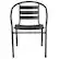Alt View 11. Alamont Home - Lila Patio Chair - Black.