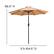 Alt View 12. Alamont Home - Kona Patio Umbrella - Tan.