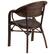 Alt View 13. Alamont Home - Lila Patio Chair (set of 3) - Bark Brown Rattan/Bamboo-Aluminum Frame.