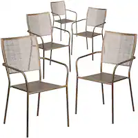 Alamont Home - Oia Patio Chair (set of 5) - Gold - Front_Zoom