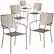 Front. Alamont Home - Oia Patio Chair (set of 5) - Gold.