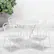Alt View 11. Alamont Home - Oia Outdoor Round Contemporary Metal 5 Piece Patio Set - White.