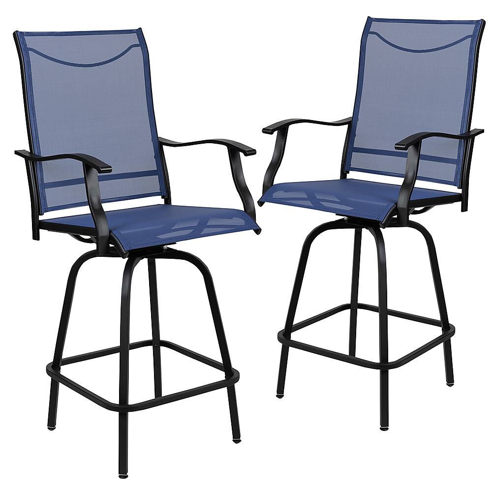 Alamont Home - Valerie Patio Chair (set of 2) - Navy - Front_Zoom