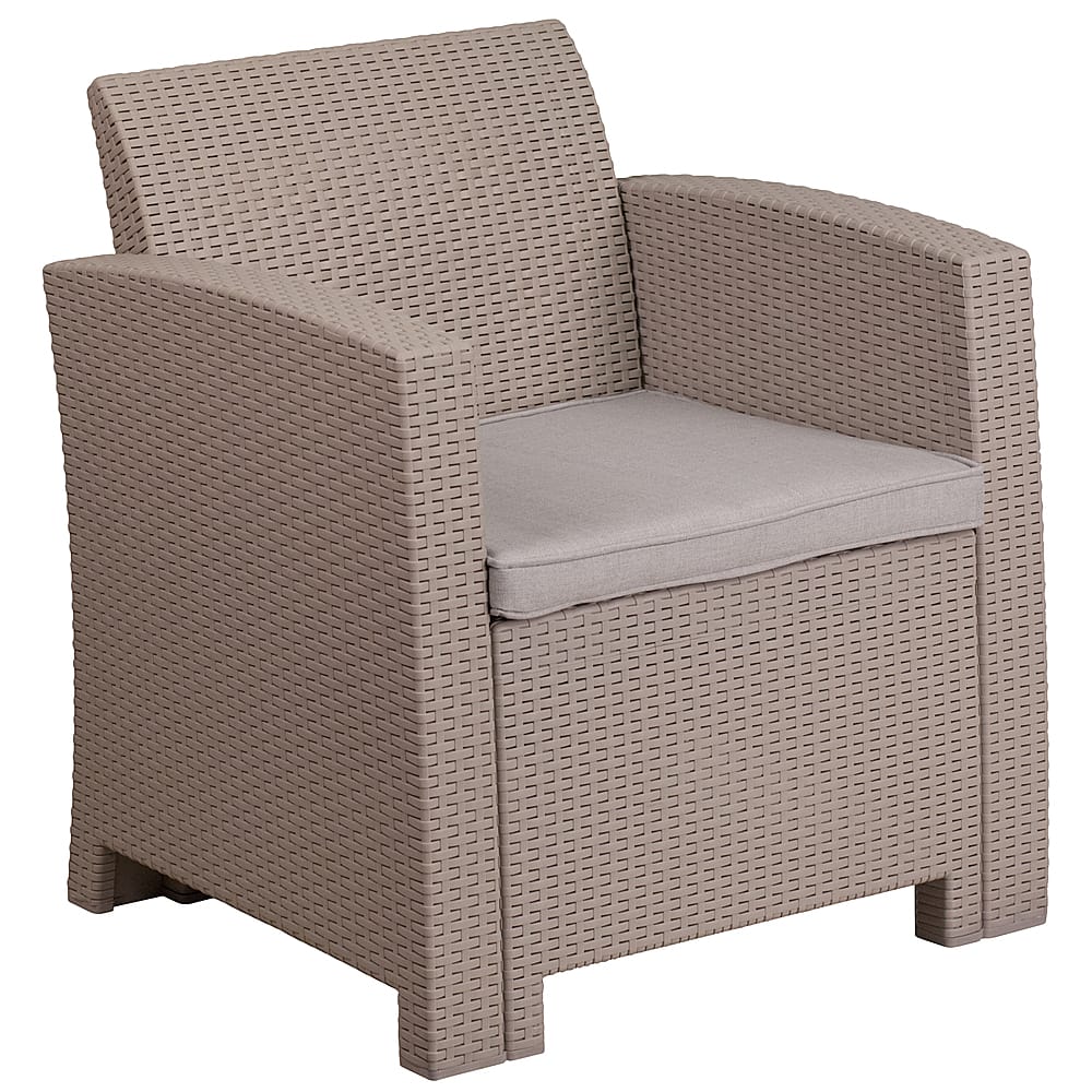 Alamont Home - Seneca Patio Lounge Chair - Light Gray - Front_Zoom