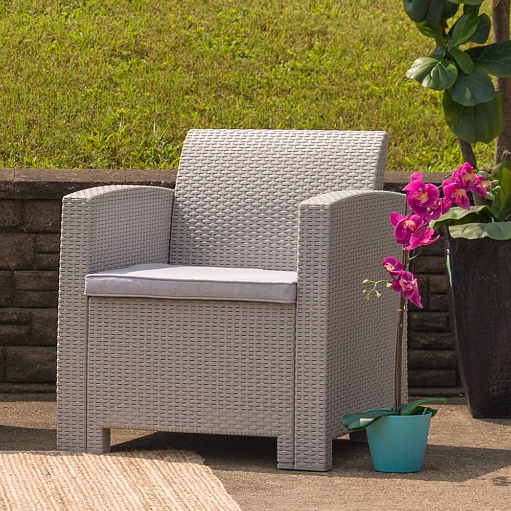 Alt View 12. Alamont Home - Seneca Patio Lounge Chair - Light Gray.