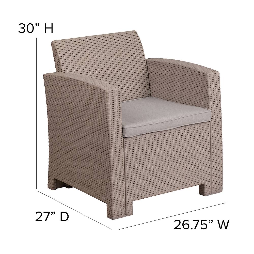 Alt View 13. Alamont Home - Seneca Patio Lounge Chair - Light Gray.