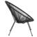 Alt View 16. Alamont Home - Valencia Oval Comfort Take Ten Contemporary Bungee Bungee Chair - Black.