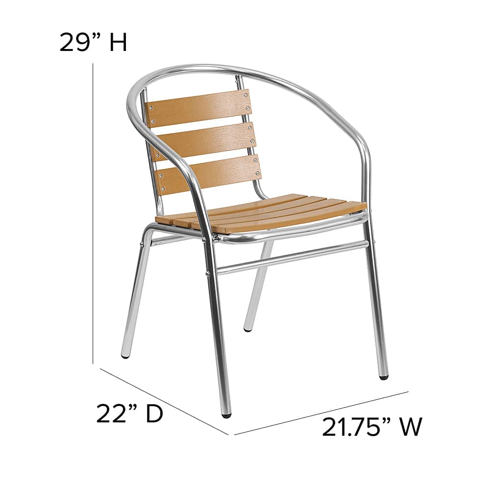 Alt View 13. Alamont Home - Lila Patio Chair (set of 4) - Aluminum.