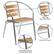 Alt View 18. Alamont Home - Lila Patio Chair (set of 4) - Aluminum.