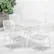 Alt View 11. Alamont Home - Oia Outdoor Square Contemporary Metal 5 Piece Patio Set - White.