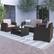 Alt View 12. Alamont Home - Seneca Outdoor Contemporary Resin 4 Piece Patio Set - Chocolate Brown.