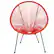 Alt View 11. Alamont Home - Valencia Oval Comfort Take Ten Contemporary Bungee Bungee Chair - Red - Red.