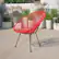 Alt View 12. Alamont Home - Valencia Oval Comfort Take Ten Contemporary Bungee Bungee Chair - Red - Red.