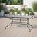 Alt View 12. Alamont Home - Tory Contemporary Patio Table - Clear Top/Black Frame.