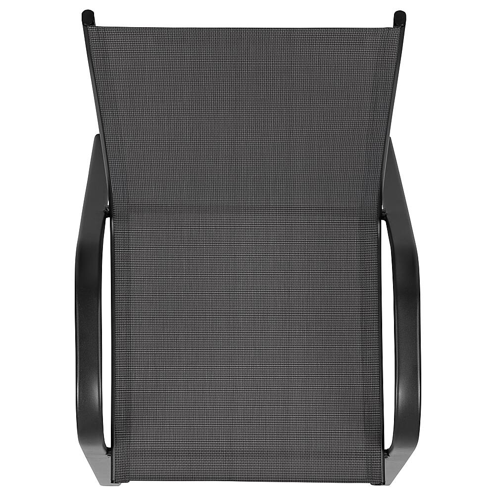 Alt View 17. Alamont Home - Brazos Modern Fabric Patio Barstool (set of 2) - Black.
