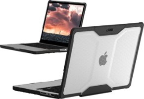 UAG - Plyo Case  for Apple Macbook Pro 14" 2021 - Ice - Front_Zoom