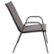 Alt View 14. Flash Furniture - Brazos Outdoor Rectangle Contemporary  7 Piece Patio Set - Gray.