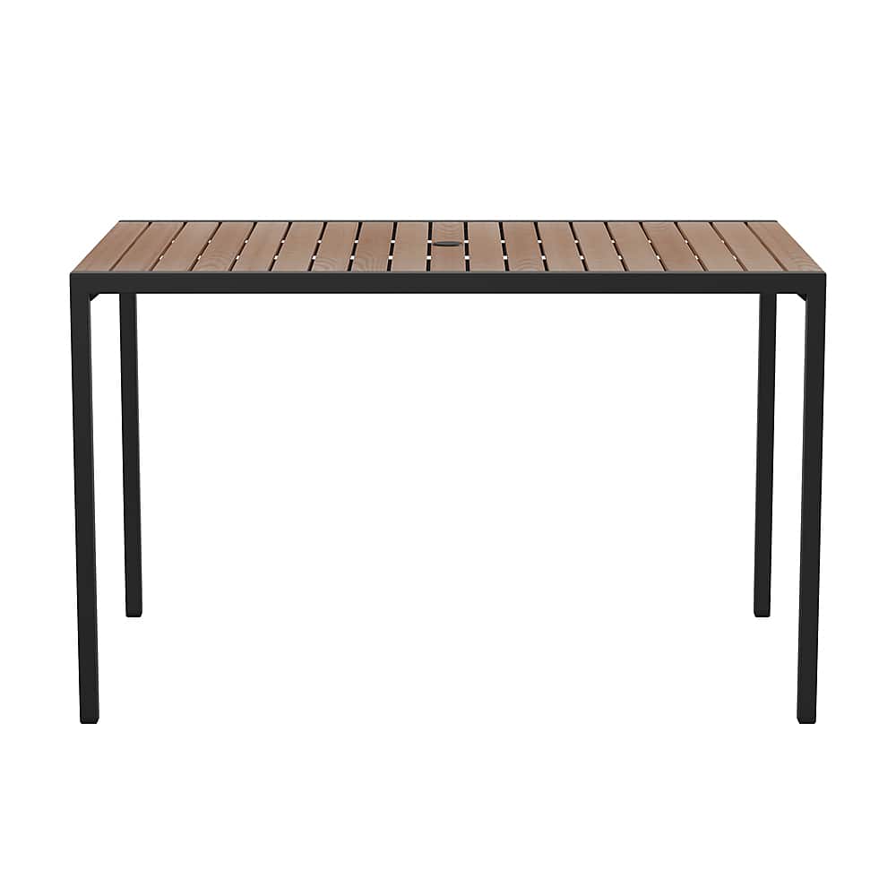 Alt View 11. Alamont Home - Lark Modern Patio Table - Teak.