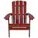 Alt View 11. Alamont Home - Charlestown Adirondack Chair (set of 2) - Red.